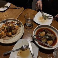 Chipotle cauliflower, king oyster mushrooms  at Yulli's in Surry Hills