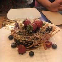 Lava cake  at Yulli's in Surry Hills