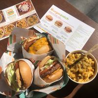 We tried the double Patch burger, the Chicke’N Ranch burger, the BBQ Patch burger with a Patch Bac’N Mac. Everything was simply delicious! at Burger Patch in Sacramento