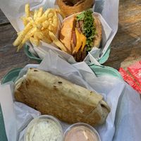 Wild West and wrap  at Burger Patch in Sacramento