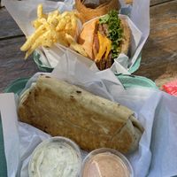 Full yummy meal!!!  at Burger Patch in Sacramento