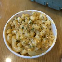 Mac and cheese cup  at Burger Patch in Sacramento