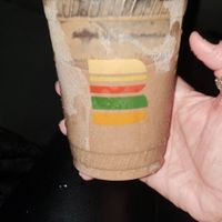 Vegan chocolate shake at Burger Patch in Sacramento