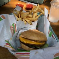Beyond burger and vegan cheese  at Burger Patch in Sacramento