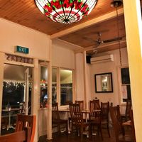 Inside dining area  at Wild Rocket in Montville