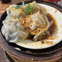Chili wontons 🌶   at Lunar Dumpling Bar in Mornington