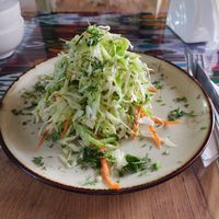 Spring salad at Registon Restaurant & Cafe in Samarkand