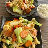 Simple, fresh tasty meals with loads of veggies!  at West End Vegan Restaurant in West End