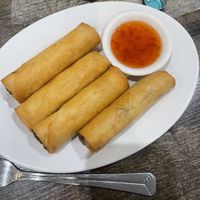 Spring rolls  at West End Vegan Restaurant in West End
