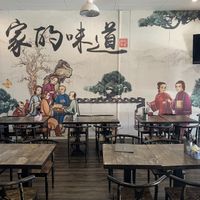 wall art / seating   at West End Vegan Restaurant in West End