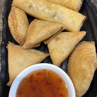 Fried entrees mixed   at West End Vegan Restaurant in West End