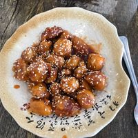 Honey chicken at West End Vegan Restaurant in West End