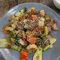 Black Bean Beef  at West End Vegan Restaurant in West End