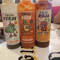 Die Saucen at La Taqueria - Altstetten in Zurich