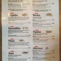 Vegetarian / vegan menu  at La Taqueria - Altstetten in Zurich