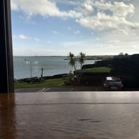 View over Carlingford harbour at Wildwood Café in Carlingford