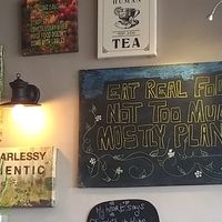 Decor at Wildwood Café in Carlingford