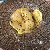 Ravioli with mushrooms (vegetarian) at Verde Gourmet in Jerez