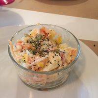 Vegan ensalada rusa👌🏽 at Verde Gourmet in Jerez