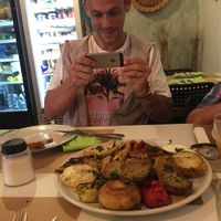 Daily special; Vegan BBQ - Jackfruit, seitan, smoked tofu, with grilled veggies at Verde Gourmet in Jerez