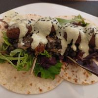 Edamame falafel at Uh Mami in Zaragoza
