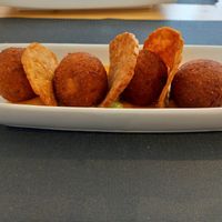 Croquetas. Más que plato es un entrante para compartir at Uh Mami in Zaragoza
