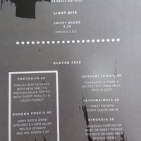 Gluten free options at Jumping Buddha in Belfast