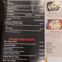 Many vegan options at Ikko in Birmingham