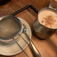 Chai prana latte with soy. So good! #Veganuary at Little Lotus Cafe in Hobart