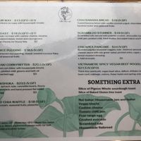 Menu March 2023  at Little Lotus Cafe in Hobart