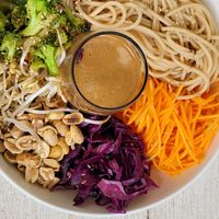 Thai Bowl at Buddha Bowls in Santa Cruz