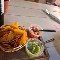 Nachos at Buddha Bowls in Santa Cruz
