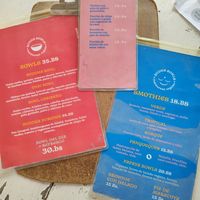 Menu at Buddha Bowls in Santa Cruz