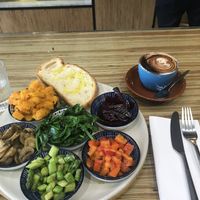 vegan breakfast platter 😍 at The Messy Tomato in Adelaide