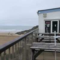 Woolacombe Beach  at The Beachcomber Cafe in Woolacombe