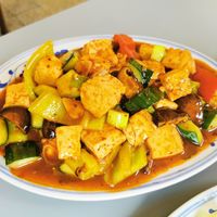 Sechuan tofu at Hong Kong in Kutna Hora