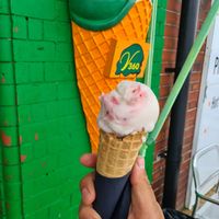 Raspberry flavour at v360 in Brighton