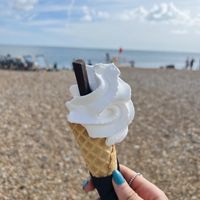 Large vegan mr whippy yum yum yum 🍦👌🏻  at v360 in Brighton