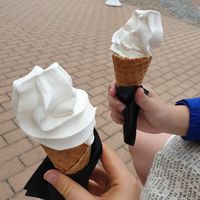 Large soft serve at v360 in Brighton