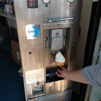 Mr Whippy machine at v360 in Brighton