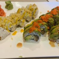 Caterpillar roll and haiku roll. So amazing ! at Otani in Mayfield Heights