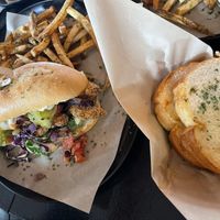 Shrimp po-boy  at Vegan Food House in Dallas