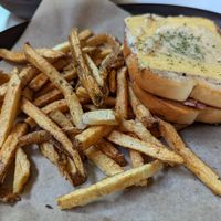 croque monsieur at Vegan Food House in Dallas
