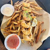 The Vegan Shrimp Platter  at Vegan Food House in Dallas