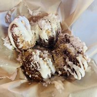 Cream Cheese Beginets  at Vegan Food House in Dallas