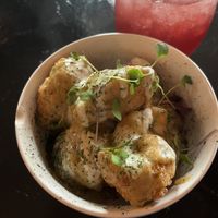 Cauliflower wing (huge chunks and creamy sauce)  at Vegan Food House in Dallas