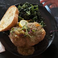 Seitan chicken steak  at Vegan Food House in Dallas