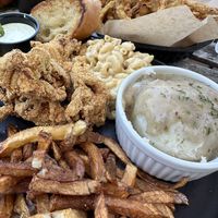 Chick’em dinnerr  at Vegan Food House in Dallas