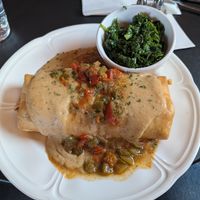 Jambalaya chimichanga at Vegan Food House in Dallas