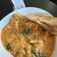 Cajun pasta (was decent, not bad)  at Vegan Food House in Dallas